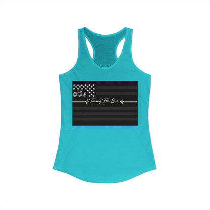 Thin Yellow Line Women's Racerback Tank