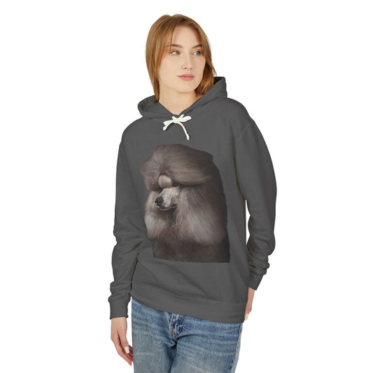 Poodle Head Unisex Lightweight Hoodie