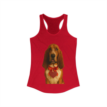 Cupid's Companion Basset Women's Racerback Tank