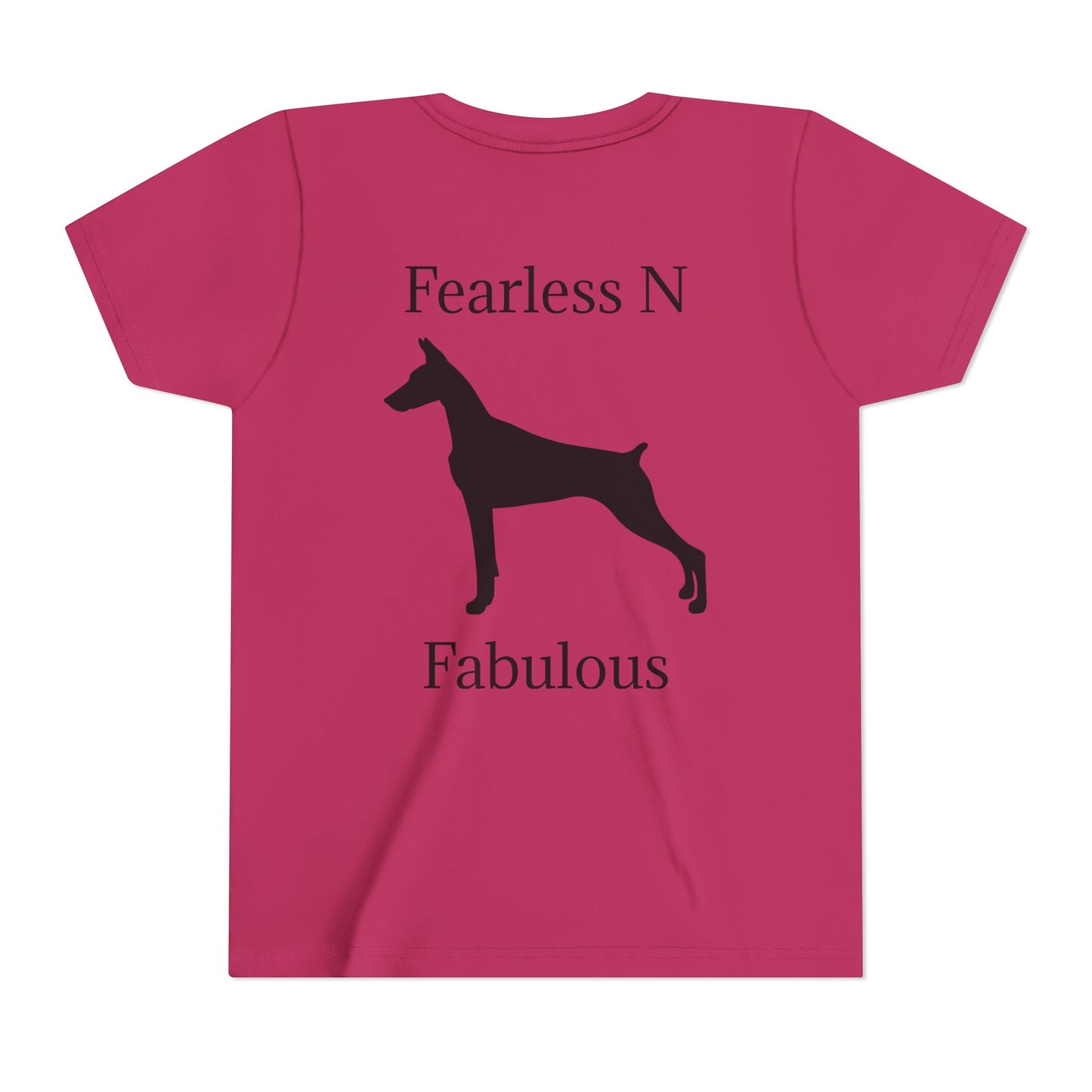 Fearless N Fabulous Youth Unisex Short Sleeve Crewneck Tee
