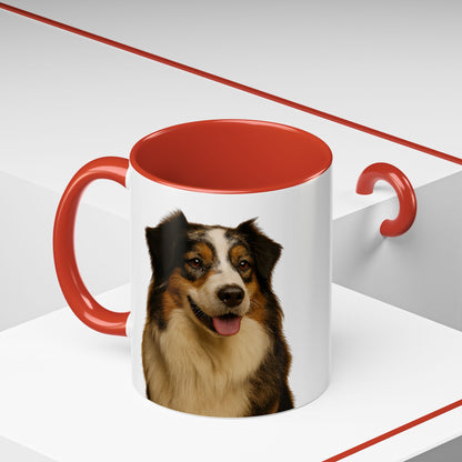 Aussie Head 2-Tone Coffee Mug