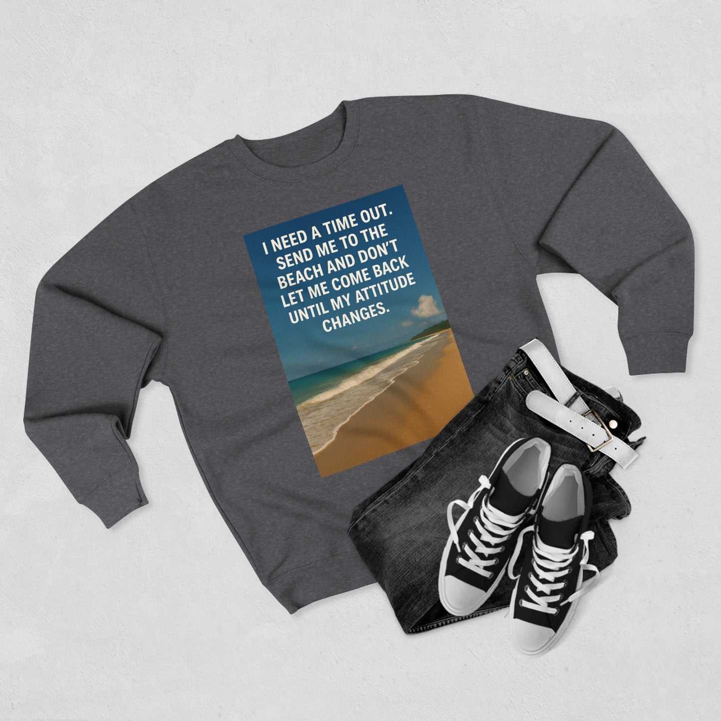 Time Out Unisex Crewneck Sweatshirt