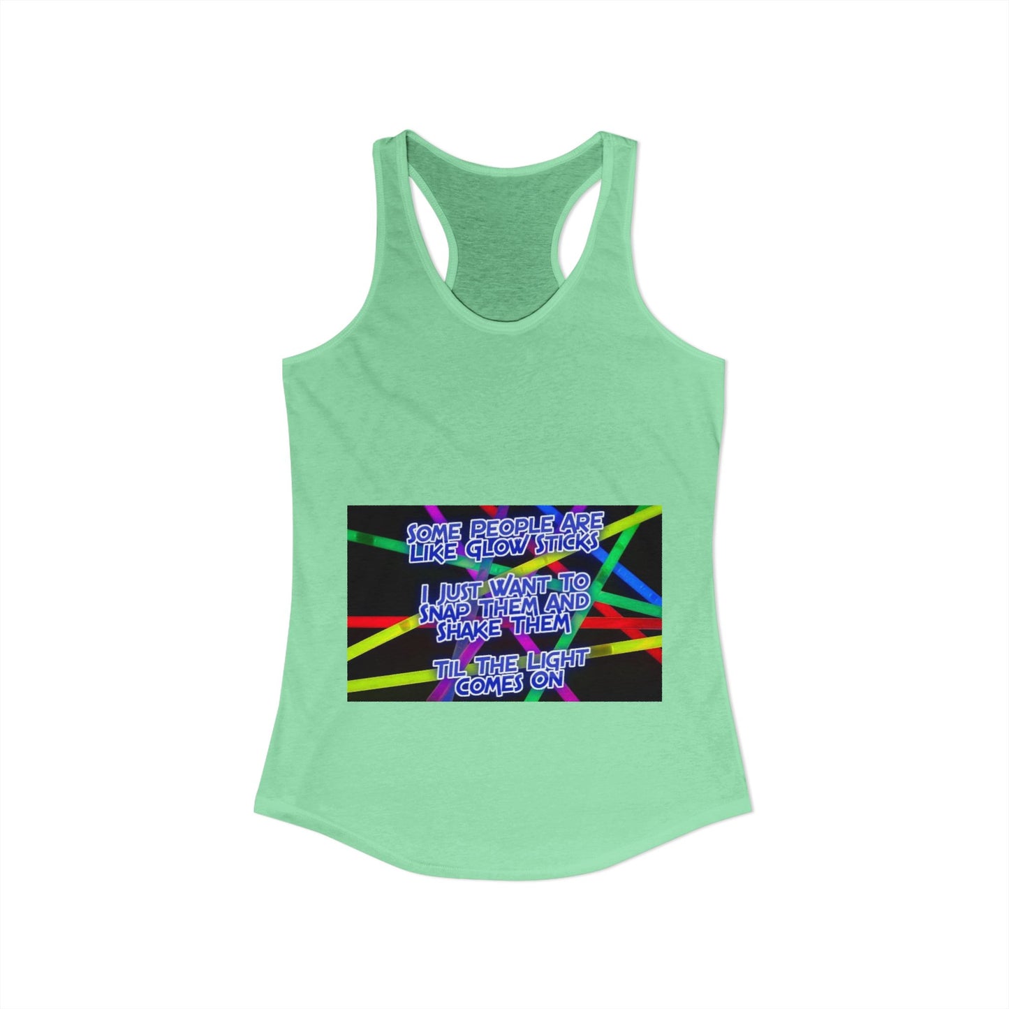 Glow Sticks Women's Racerback Tank