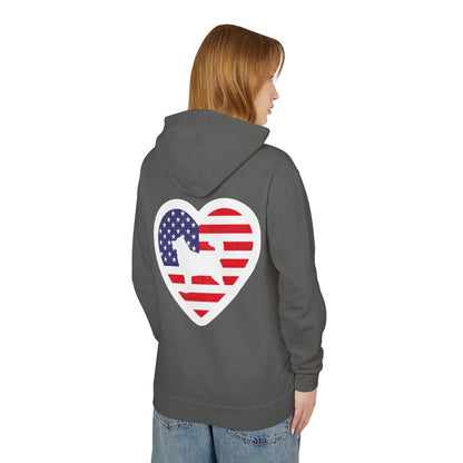 Malamute Flag Unisex Lightweight Hoodie
