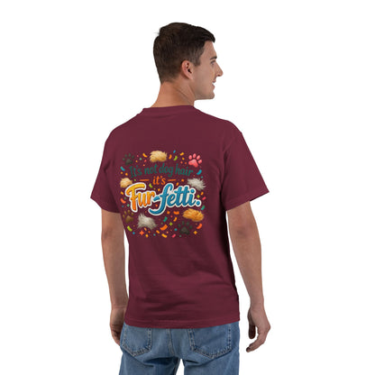 Fur-Fetti Dog Men's Short-Sleeve Crewneck Tee