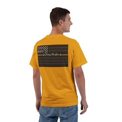 Thin Yellow Line Men's Short-Sleeve Crewneck Tee