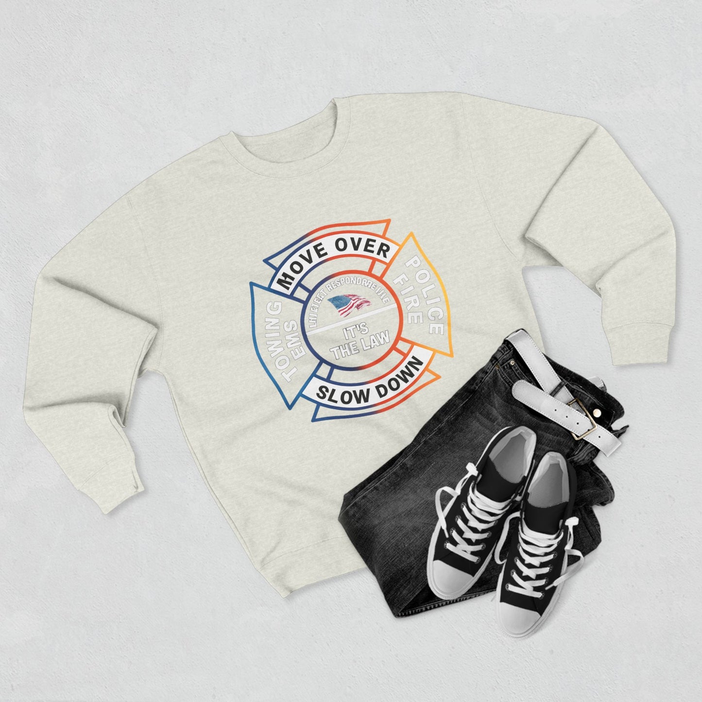 Let First Responders Live Unisex Crewneck Sweatshirt
