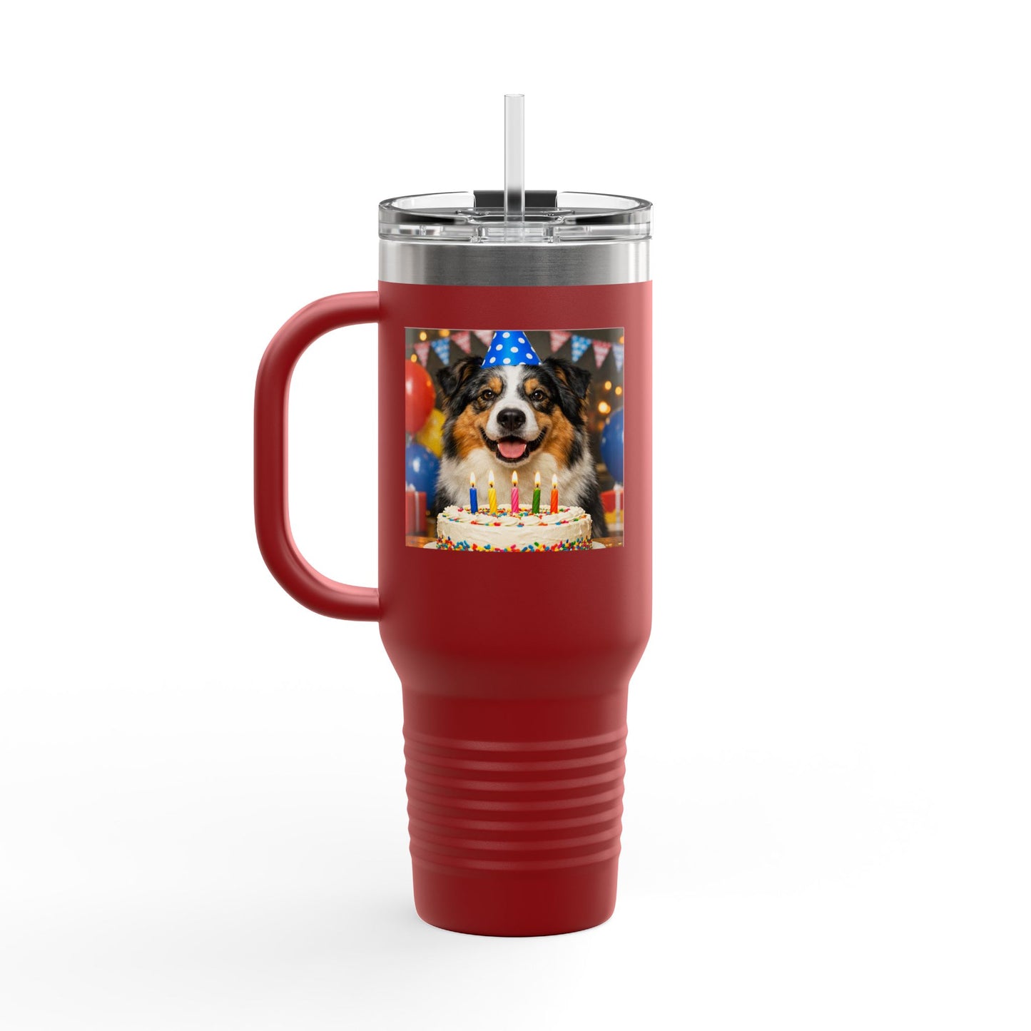Birthday Buddy Aussie Insulated Travel Mug