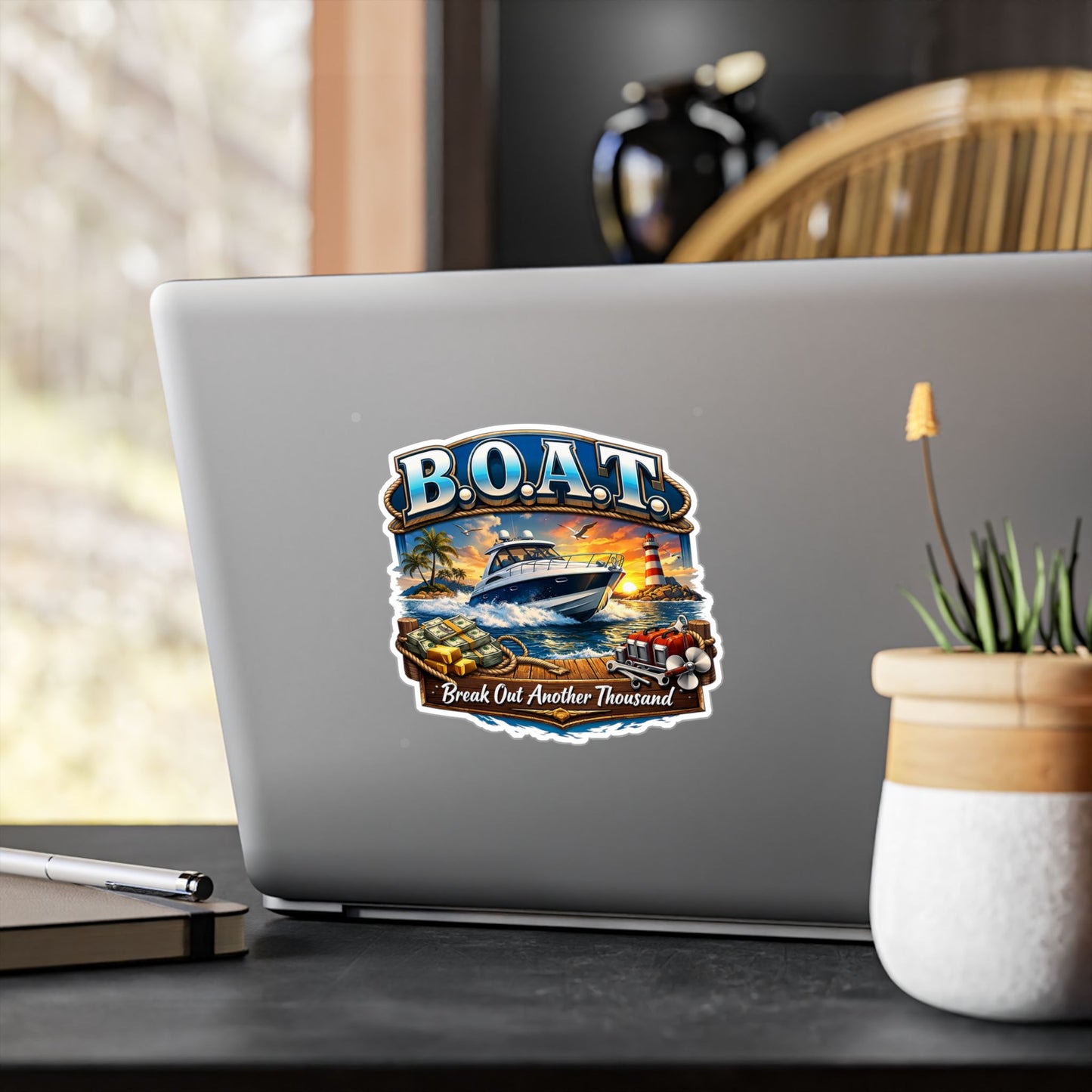B.O.A.T. Vinyl Decal