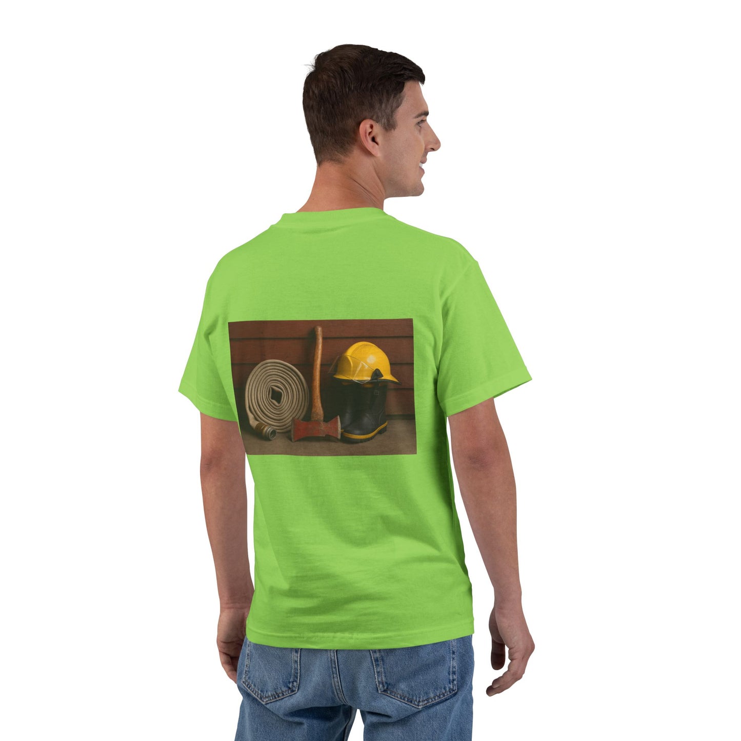Fire/Rescue Appreciation Men's Short-Sleeve Crewneck Tee