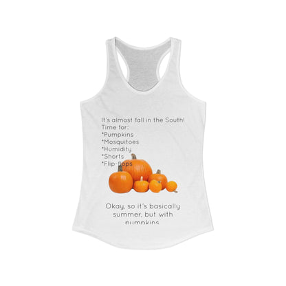 Fall In The South Women's Racerback Tank