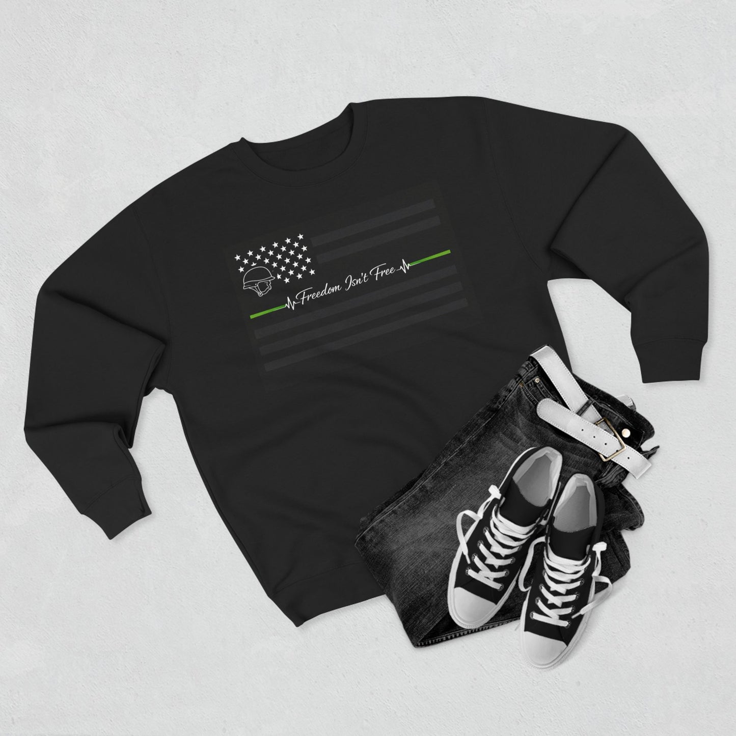 Thin Green Line Unisex Crewneck Sweatshirt