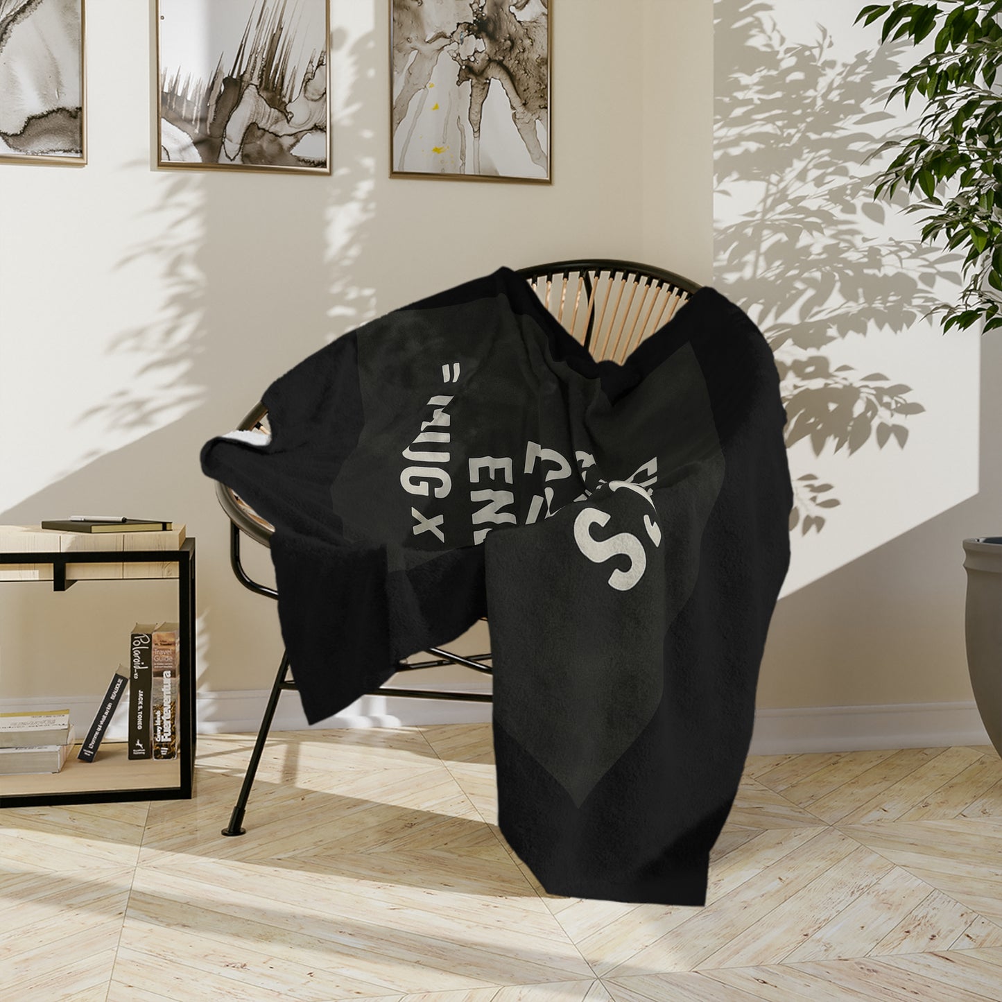 Einstein's Theory Of Coffee Velveteen Microfiber Blanket