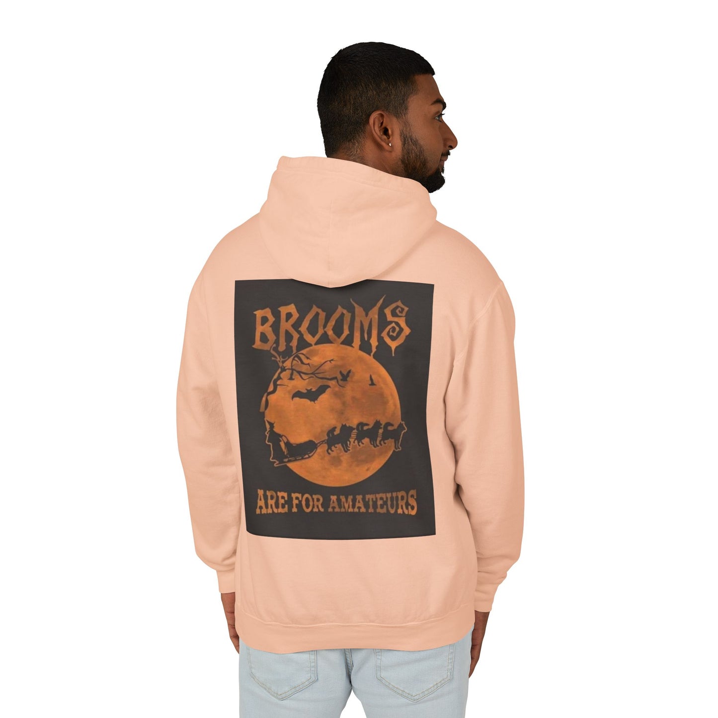Brooms Are For Amateurs Unisex Lightweight Hoodie