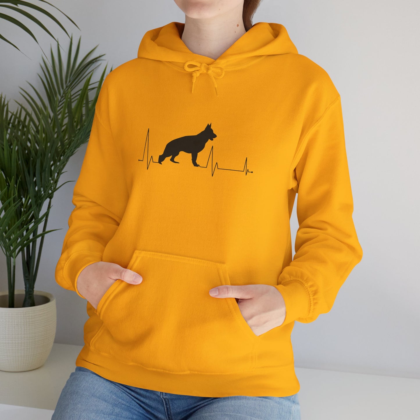 My Heart Beats For German Shepherds Unisex Hoodie