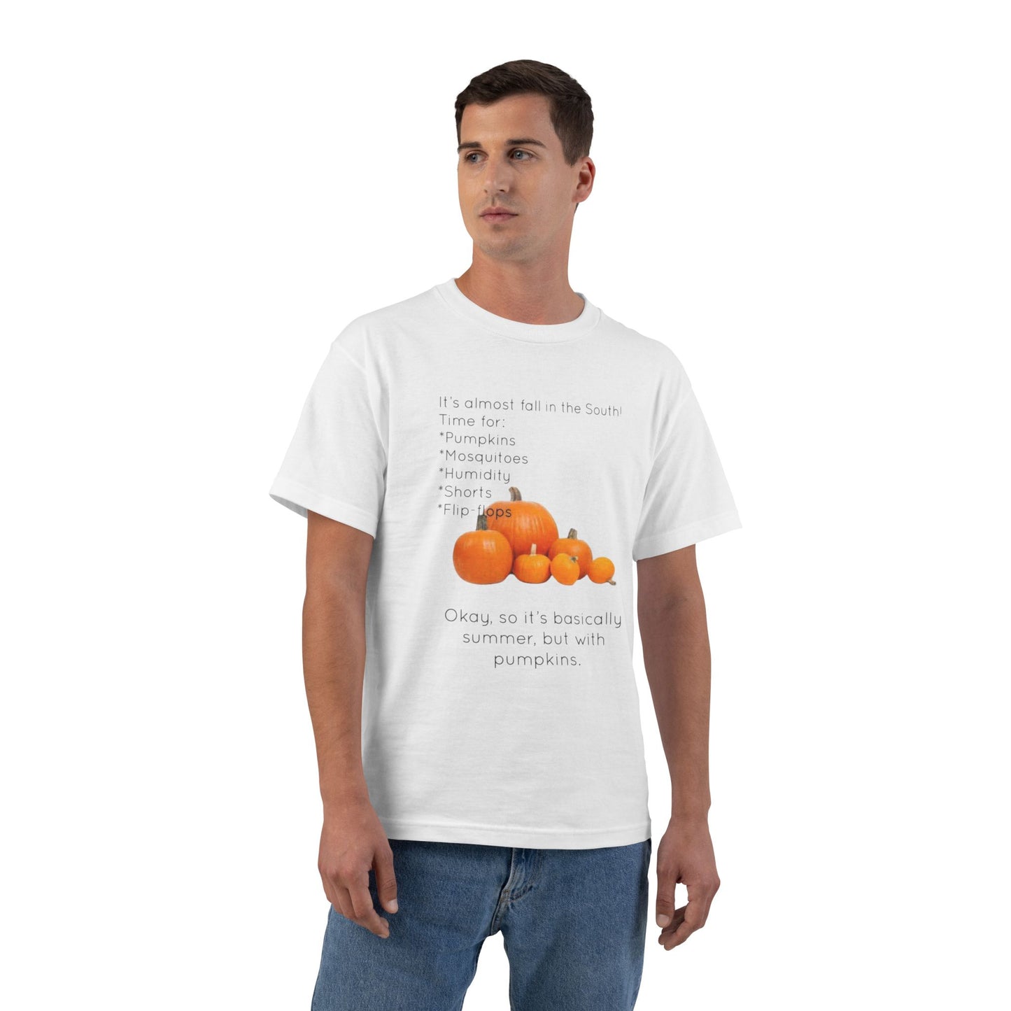 Fall In The South Men's Short-Sleeve Crewneck Tee