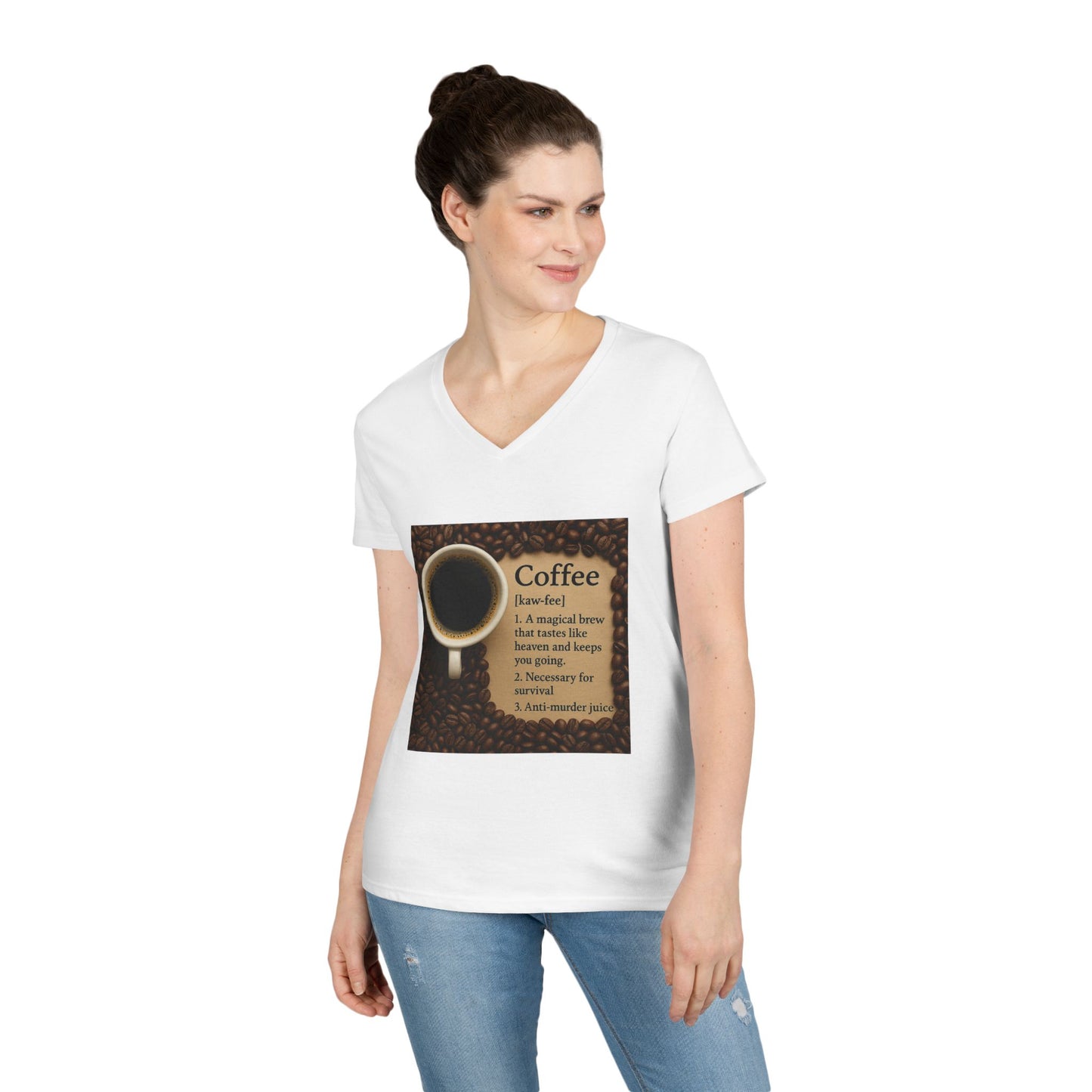 Coffee Definition Women's V-Neck T-Shirt
