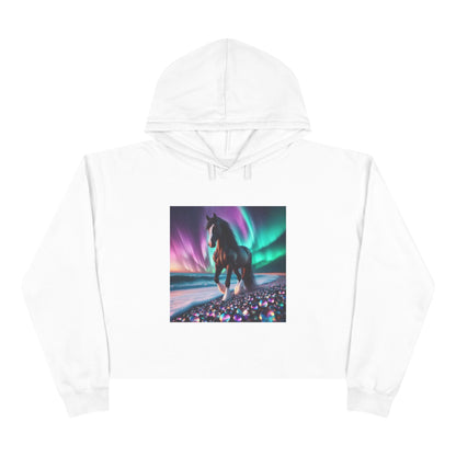 Midnight Magic Women's Crop Hoodie