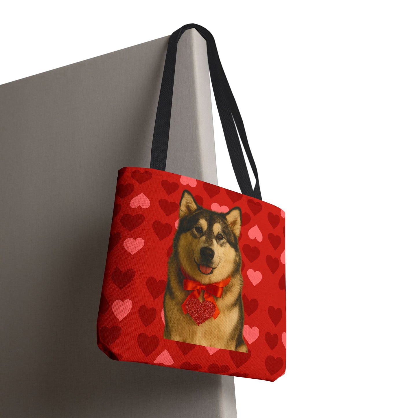 Cupid's Companion Malamute Tote Bag