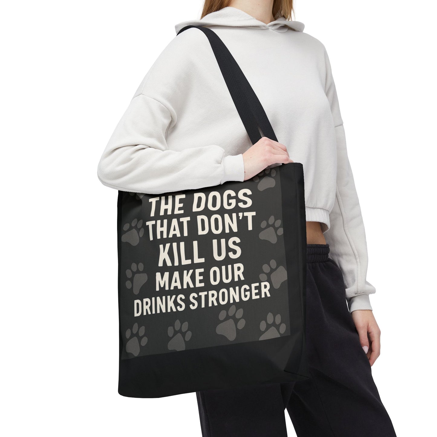 Drinks Stronger Tote Bag