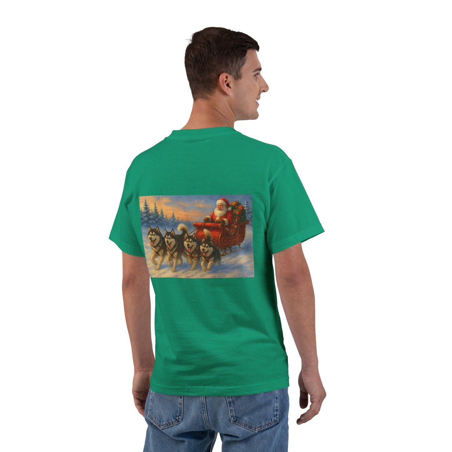 Dashing Through The Snow Men's Short-Sleeve Crewneck Tee