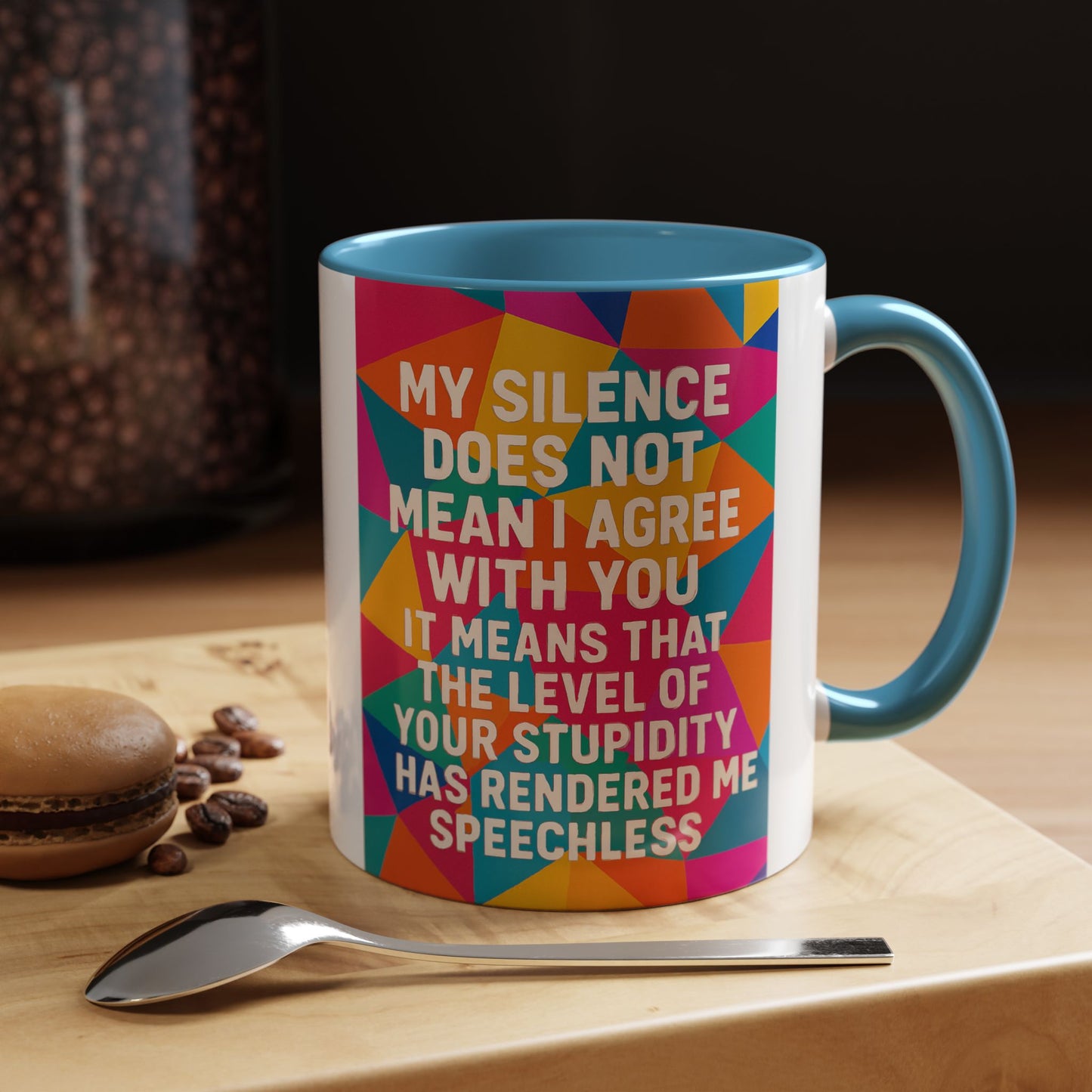 Speechless 2-Tone Coffee Mug