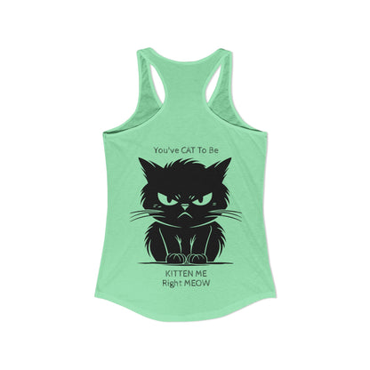 KITTEN Me Women's Racerback Tank