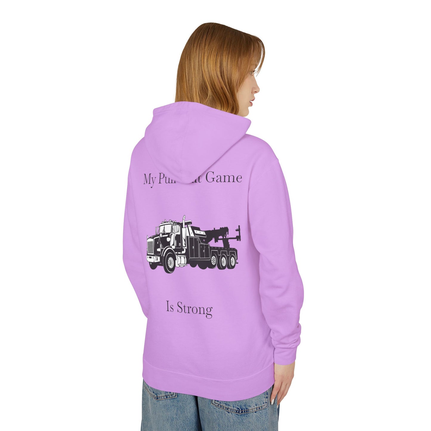 Pull Out Heavy Tow Truck Unisex Lightweight Hoodie
