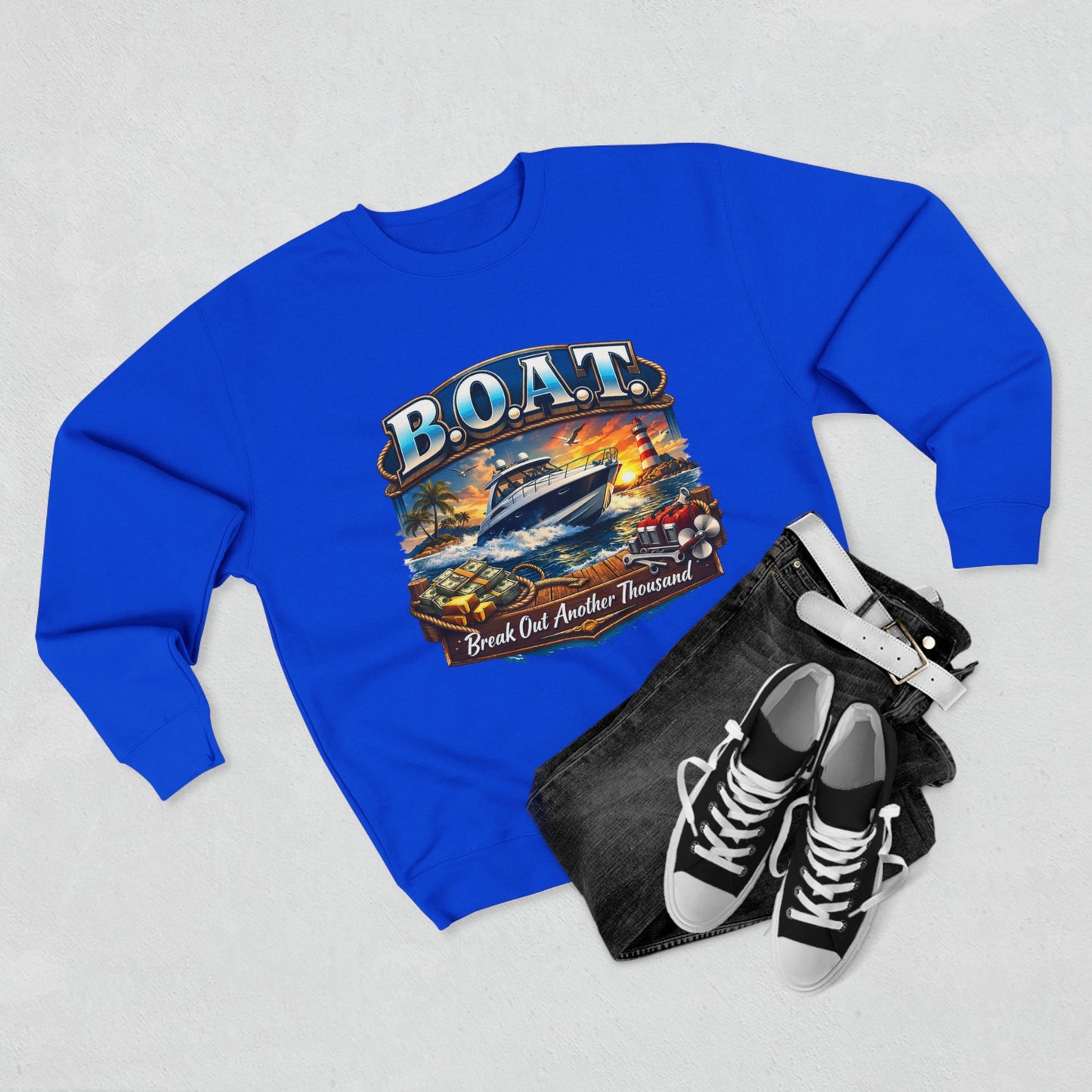 B.O.A.T. Unisex Crewneck Sweatshirt
