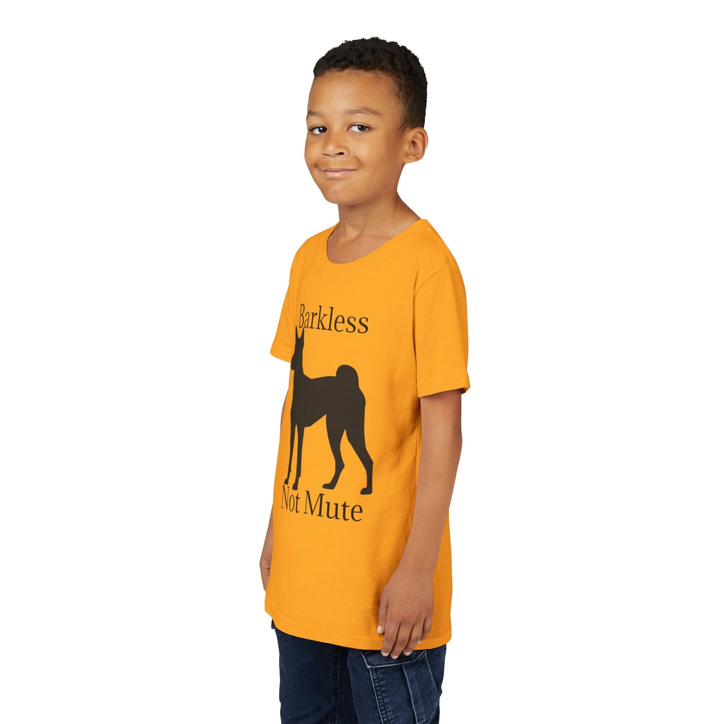 Barkless Not Mute Youth Unisex Short Sleeve Crewneck Tee