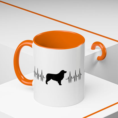 My Heart Beats For Aussies 2-Tone Coffee Mug