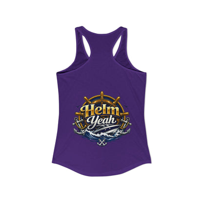 Helm Yeah Women's Racerback Tank