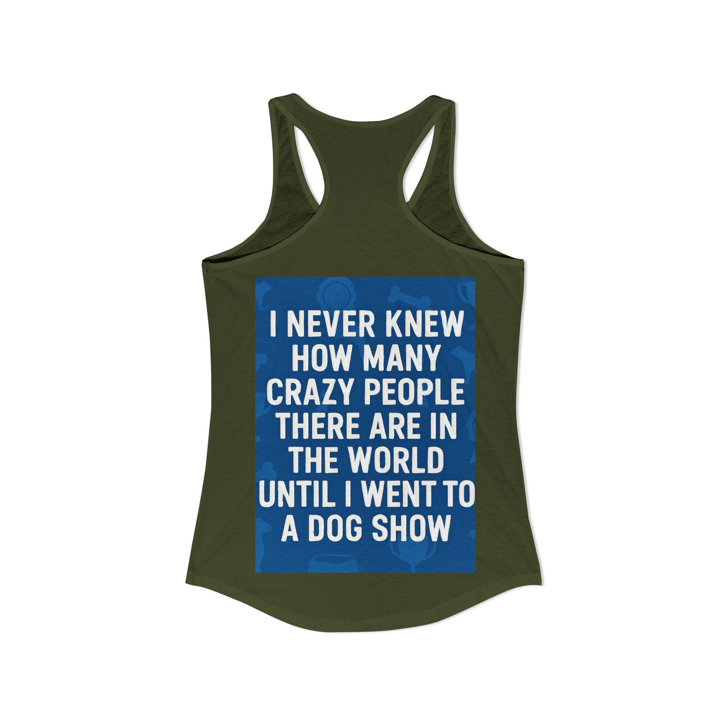 Never Knew Women's Racerback Tank