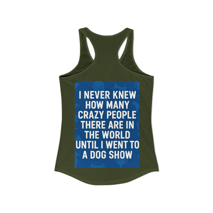 Never Knew Women's Racerback Tank