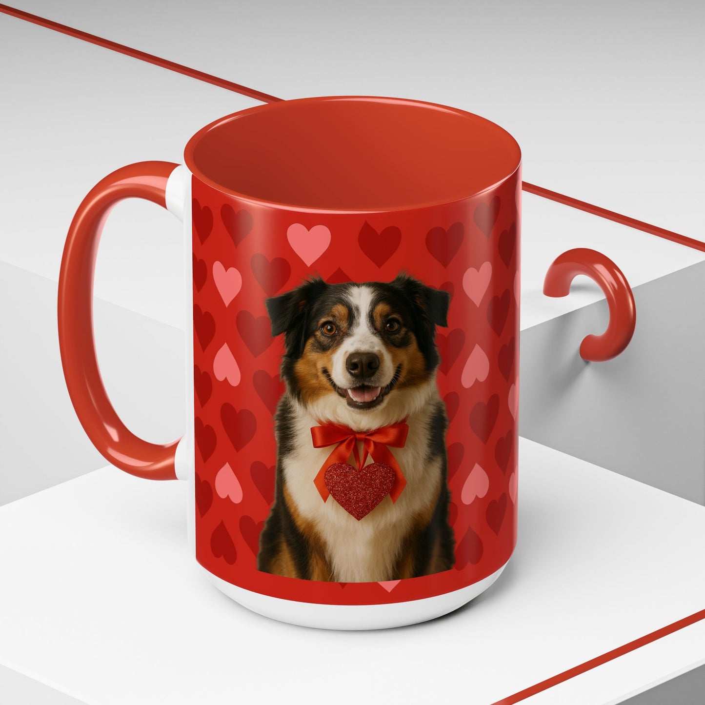 Cupid's Companion Aussie 2-Tone Coffee Mug