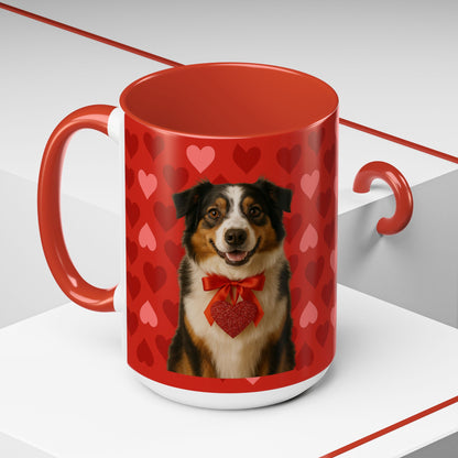 Cupid's Companion Aussie 2-Tone Coffee Mug