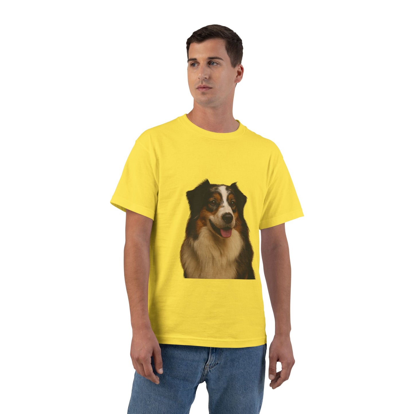 Aussie Head Men's Short-Sleeve Crewneck Tee