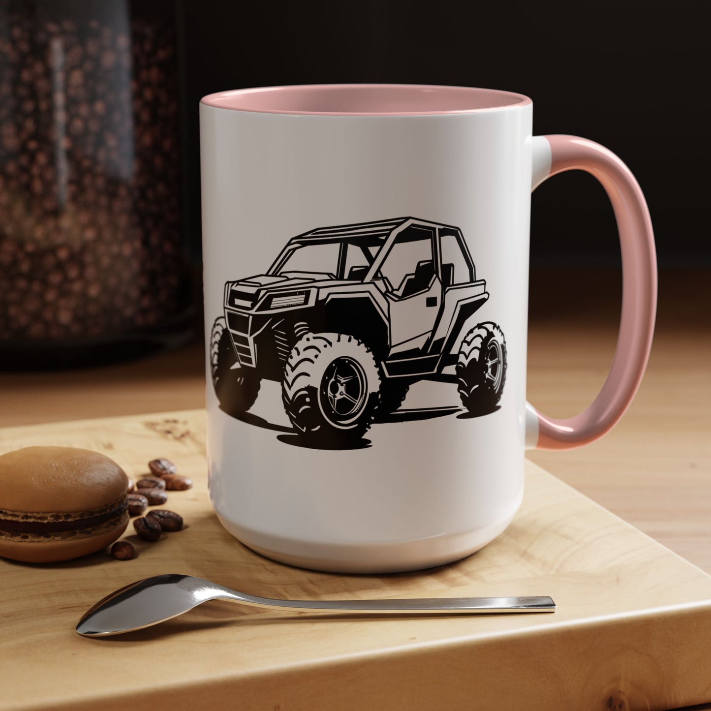 Off The Beaten Path Side By Side 2-Tone Coffee Mug