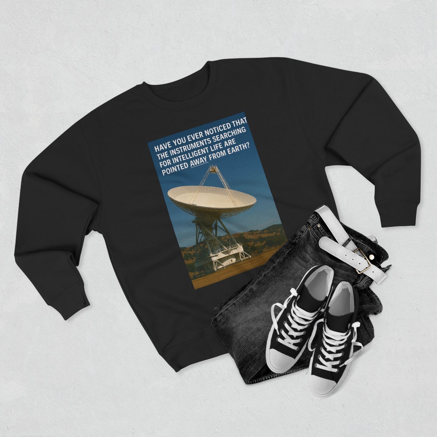 Intelligent Life Unisex Crewneck Sweatshirt