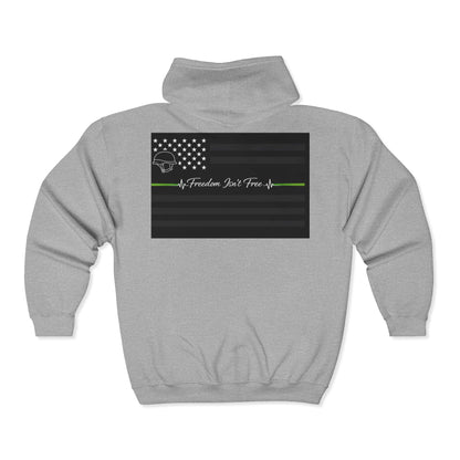 Thin Green Line Unisex Full Zip Hoodie