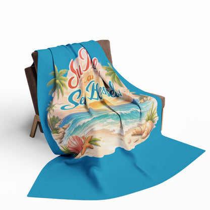 Sun Kissed Arctic Fleece Blanket