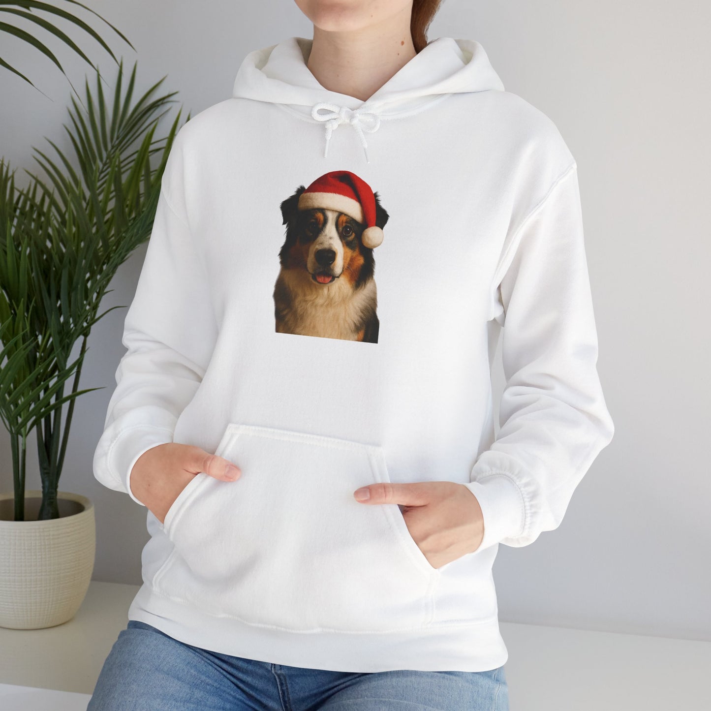 Santa Paws Aussie Unisex Hoodie
