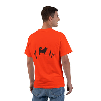 My Heart Beats For Malamutes Men's Short-Sleeve Crewneck Tee