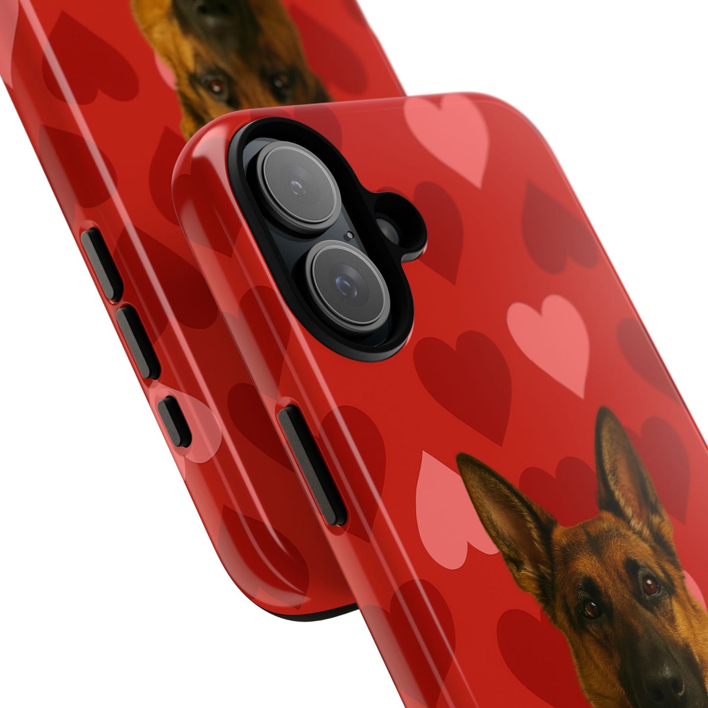 Cupid's Companion German Shepherd iPhone Case