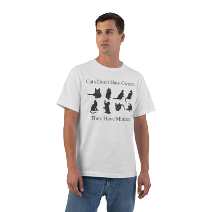 Cat Minions Men's Short-Sleeve Crewneck Tee