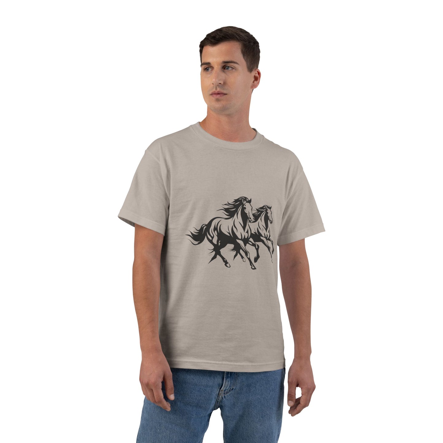 Horsin' Around Men's Short-Sleeve Crewneck Tee