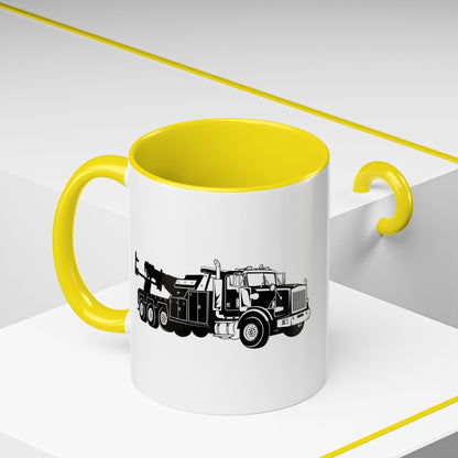 Heavy Tow Truck 2-Tone Coffee Mug
