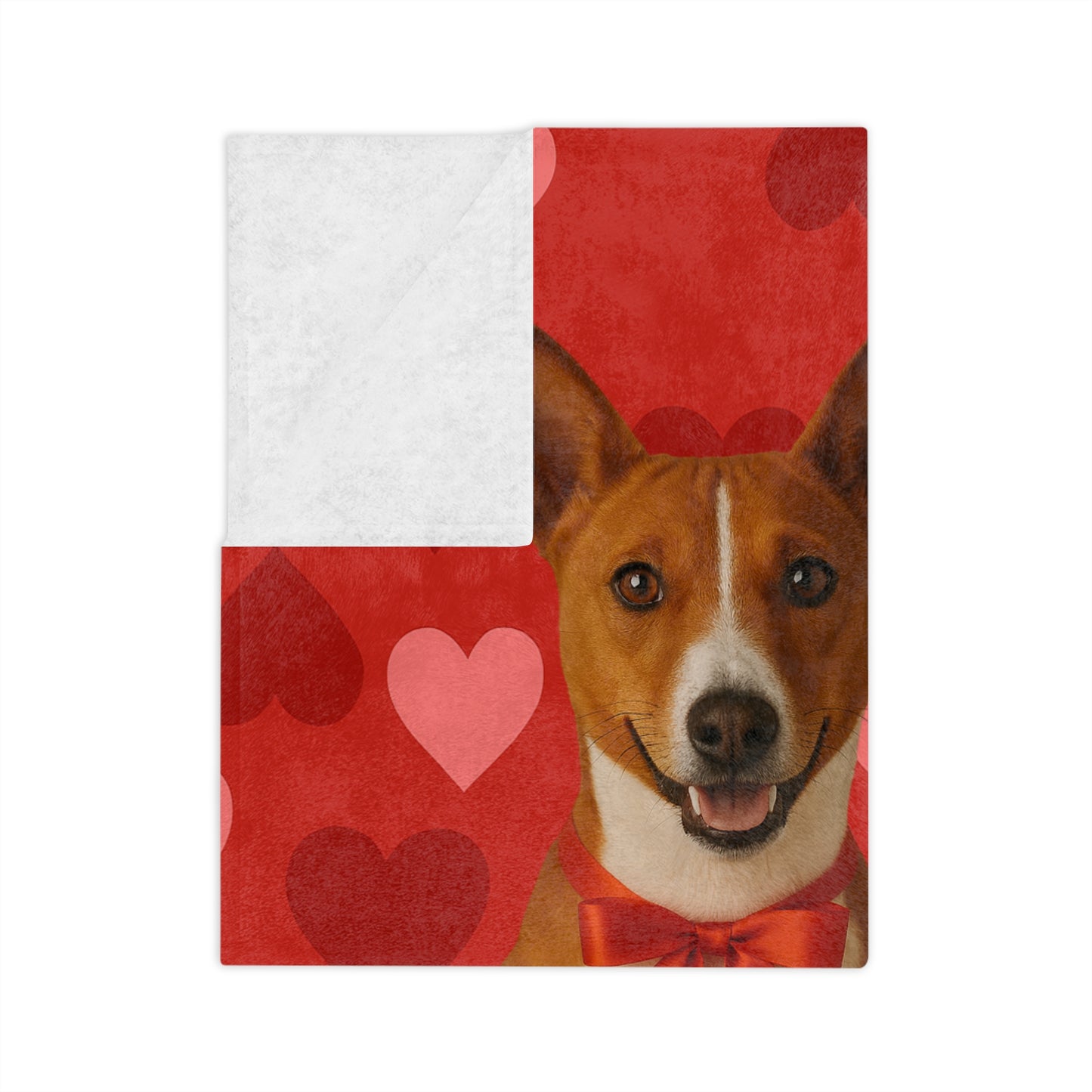 Cupid's Companion Basenji Velveteen Microfiber Blanket