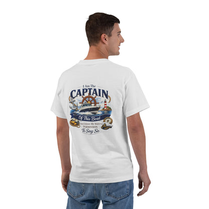 Captain Men's Short-Sleeve Crewneck Tee