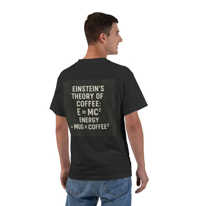 Einstein's Theory Of Coffee Men's Short-Sleeve Crewneck Tee